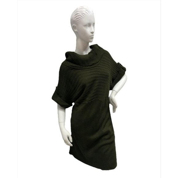 new directions Sweaters - New Directions Dark Green Sweater Dress Size Large
